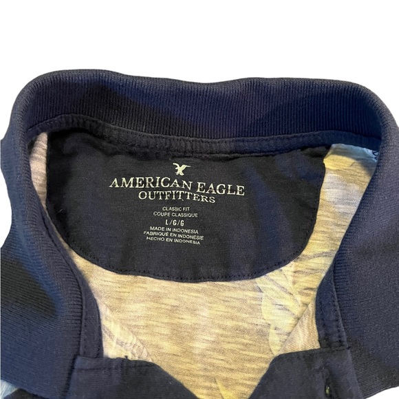 American Eagle Tropical Polo | Men’s L - Picture 2 of 5